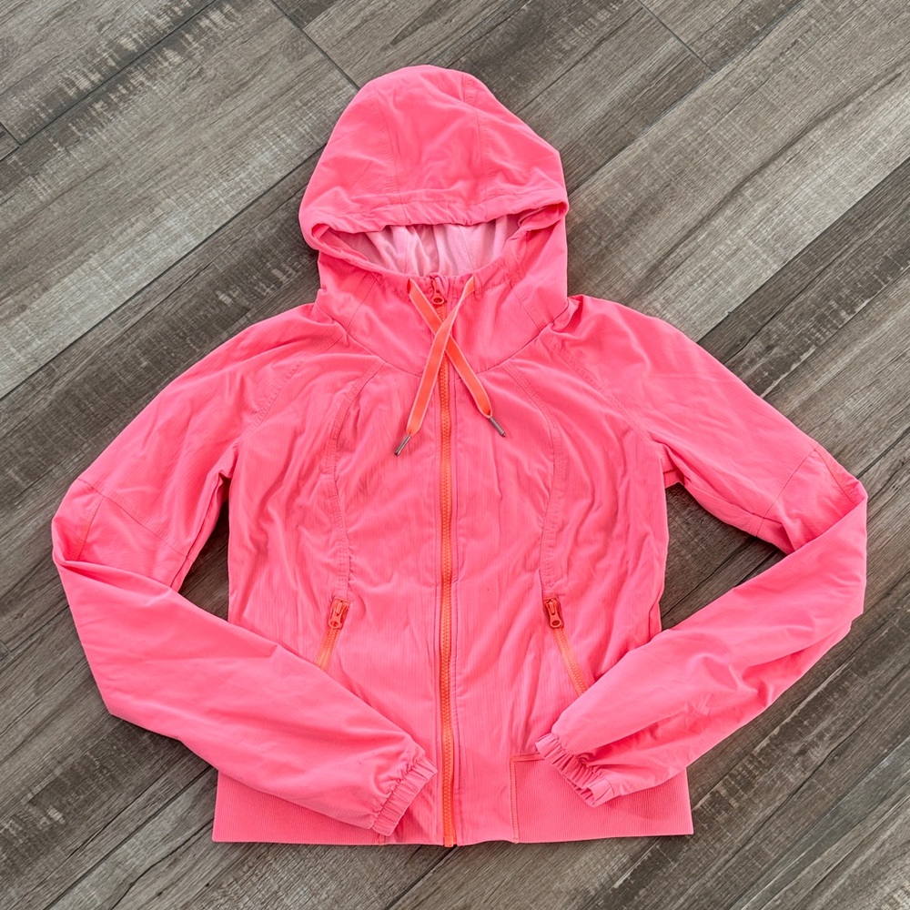 Lululemon Pink Hooded Jacket